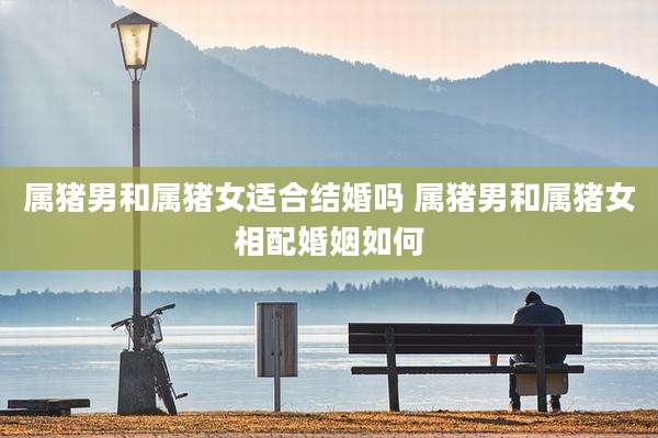 属猪男和属猪女适合结婚吗 属猪男和属猪女相配婚姻如何