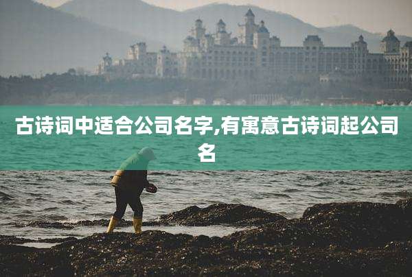 古诗词中适合公司名字,有寓意古诗词起公司名