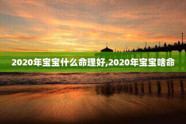 2020年宝宝什么命理好,2020年宝宝啥命