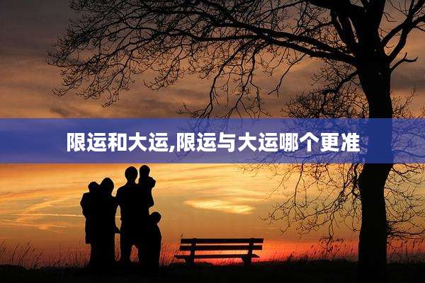 限运和大运,限运与大运哪个更准
