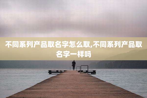 不同系列产品取名字怎么取,不同系列产品取名字一样吗