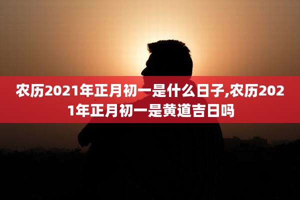 农历2021年正月初一是什么日子,农历2021年正月初一是黄道吉日吗