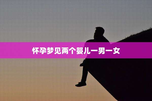 怀孕梦见两个婴儿一男一女