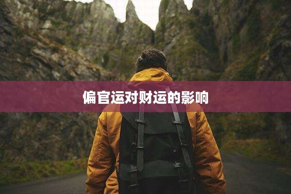 偏官运对财运的影响