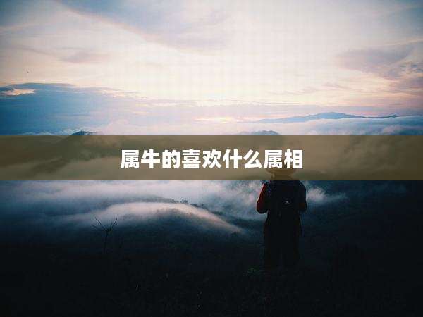 属牛的喜欢什么属相