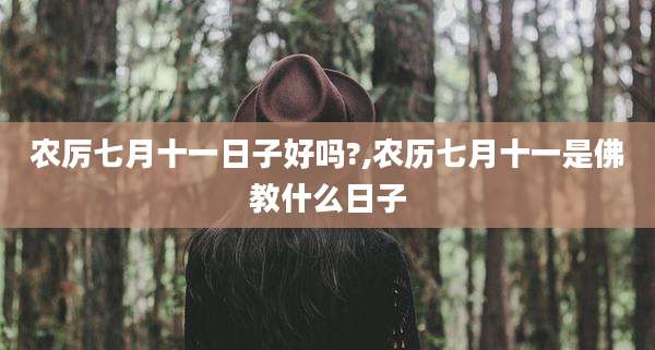 农厉七月十一日子好吗?,农历七月十一是佛教什么日子