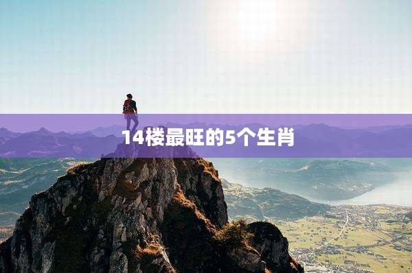 14楼最旺的5个生肖