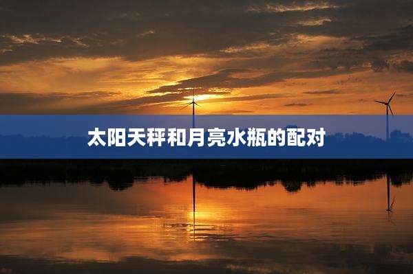太阳天秤和月亮水瓶的配对
