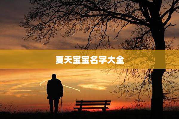 夏天宝宝名字大全