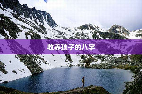收养孩子的八字