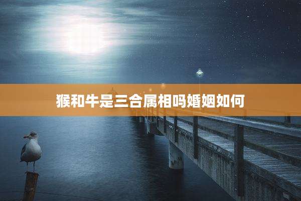 猴和牛是三合属相吗婚姻如何