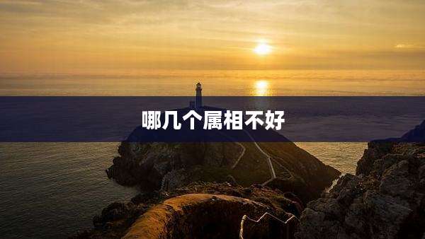 哪几个属相不好