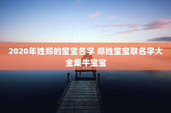2020年姓郑的宝宝名字 郑姓宝宝取名字大全集牛宝宝