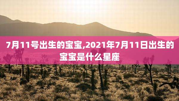 7月11号出生的宝宝,2021年7月11日出生的宝宝是什么星座