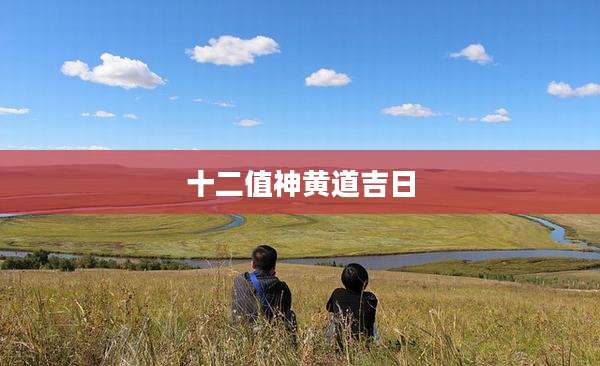 十二值神黄道吉日