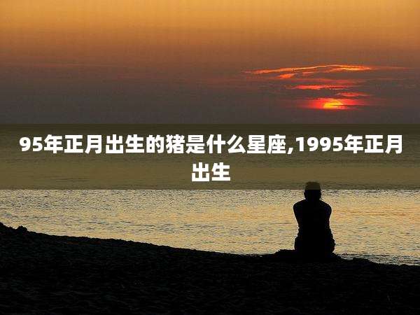 95年正月出生的猪是什么星座,1995年正月出生