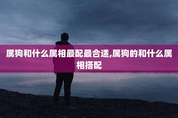 属狗和什么属相最配最合适,属狗的和什么属相搭配
