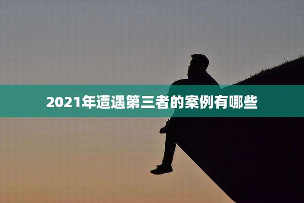 2021年遭遇第三者的案例有哪些