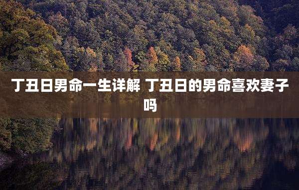 丁丑日男命一生详解 丁丑日的男命喜欢妻子吗