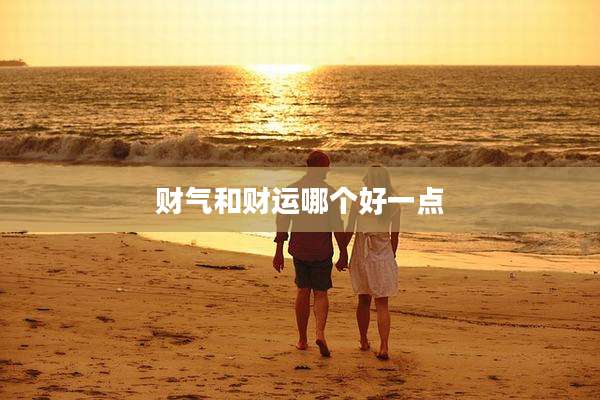 财气和财运哪个好一点