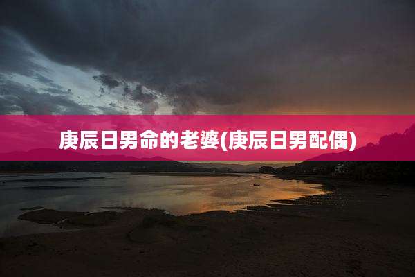 庚辰日男命的老婆(庚辰日男配偶)
