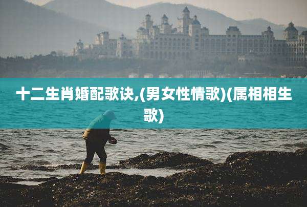 十二生肖婚配歌诀,(男女性情歌)(属相相生歌)
