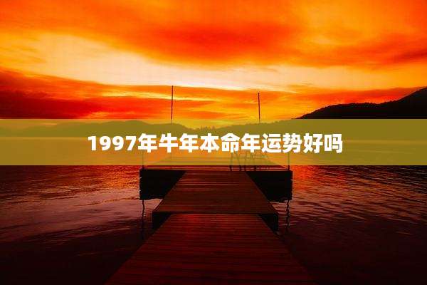 1997年牛年本命年运势好吗