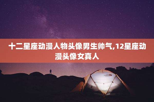 十二星座动漫人物头像男生帅气,12星座动漫头像女真人