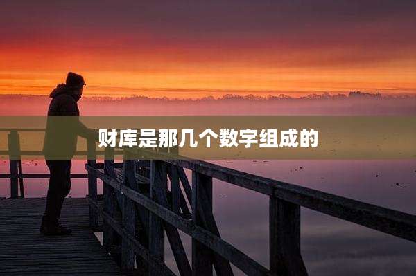 财库是那几个数字组成的