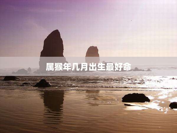 属猴年几月出生最好命
