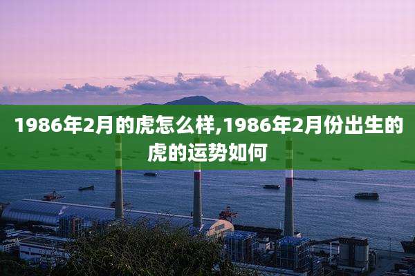 1986年2月的虎怎么样,1986年2月份出生的虎的运势如何