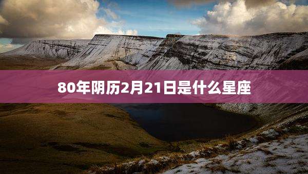 80年阴历2月21日是什么星座