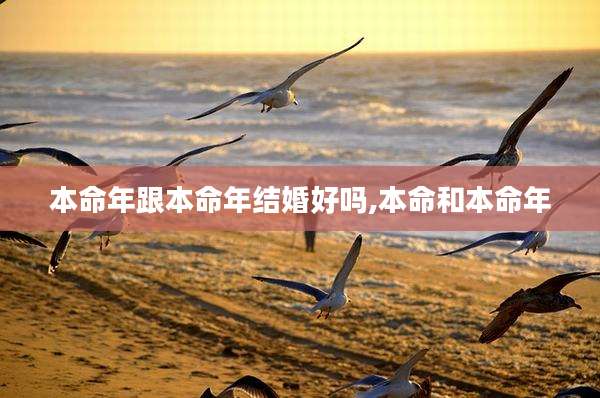 本命年跟本命年结婚好吗,本命和本命年