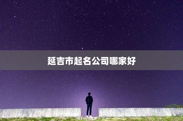 延吉市起名公司哪家好