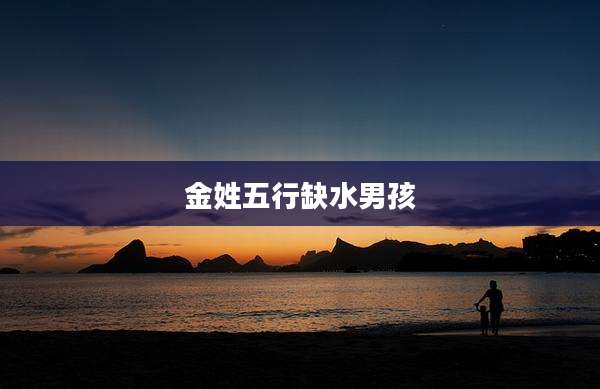 金姓五行缺水男孩