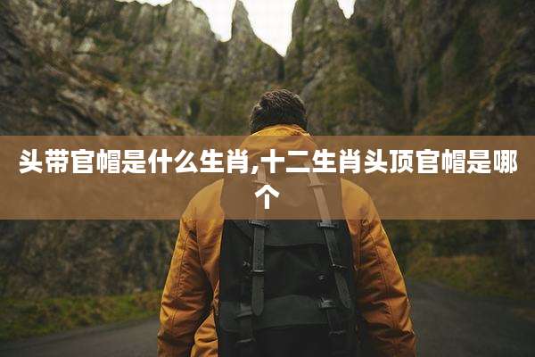头带官帽是什么生肖,十二生肖头顶官帽是哪个