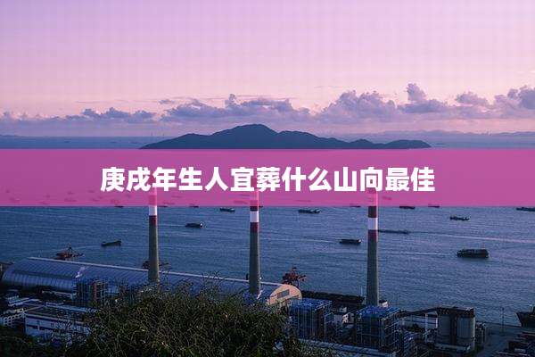 庚戌年生人宜葬什么山向最佳