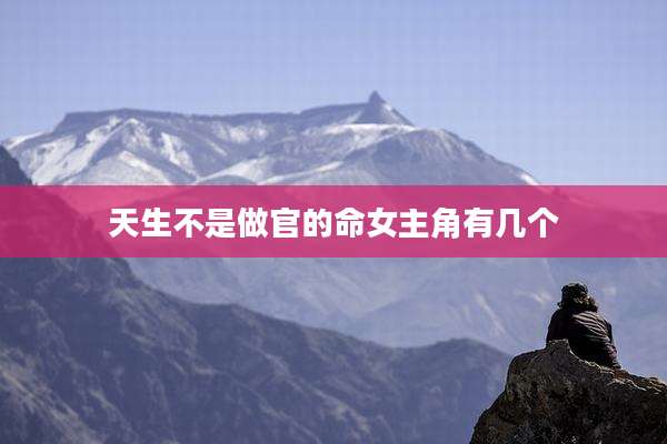 天生不是做官的命女主角有几个