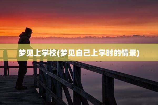 梦见上学校(梦见自己上学时的情景)