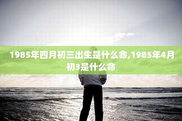 1985年四月初三出生是什么命,1985年4月初3是什么命