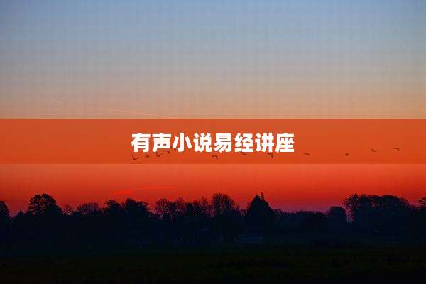 有声小说易经讲座