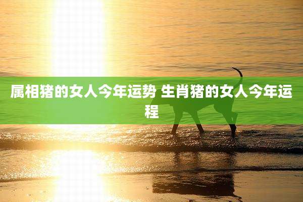 属相猪的女人今年运势 生肖猪的女人今年运程
