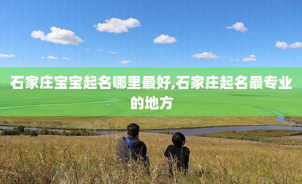 石家庄宝宝起名哪里最好,石家庄起名最专业的地方