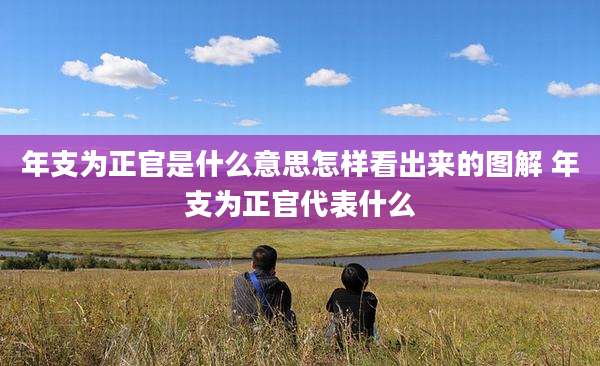 年支为正官是什么意思怎样看出来的图解 年支为正官代表什么