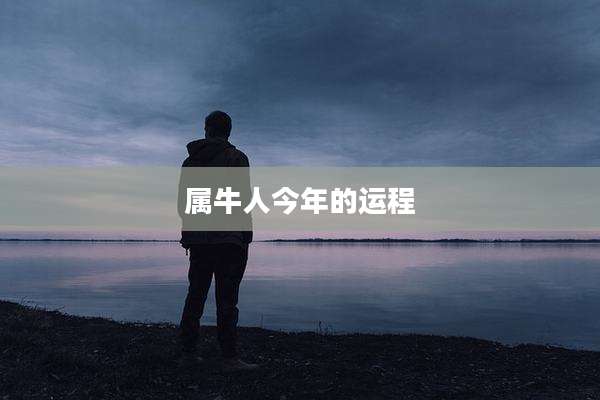 属牛人今年的运程