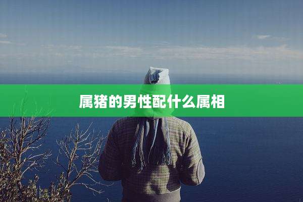 属猪的男性配什么属相