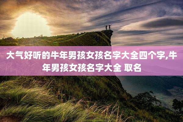 大气好听的牛年男孩女孩名字大全四个字,牛年男孩女孩名字大全 取名