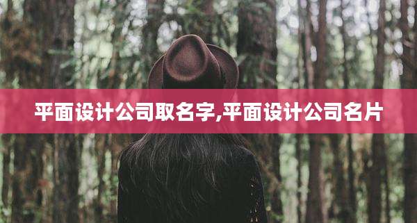 平面设计公司取名字,平面设计公司名片