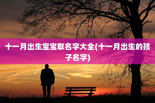 十一月出生宝宝取名字大全(十一月出生的孩子名字)
