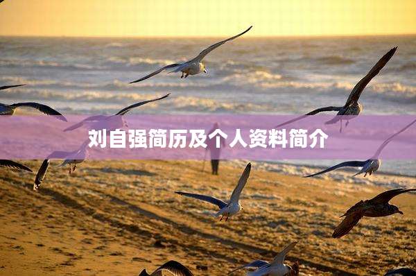 刘自强简历及个人资料简介